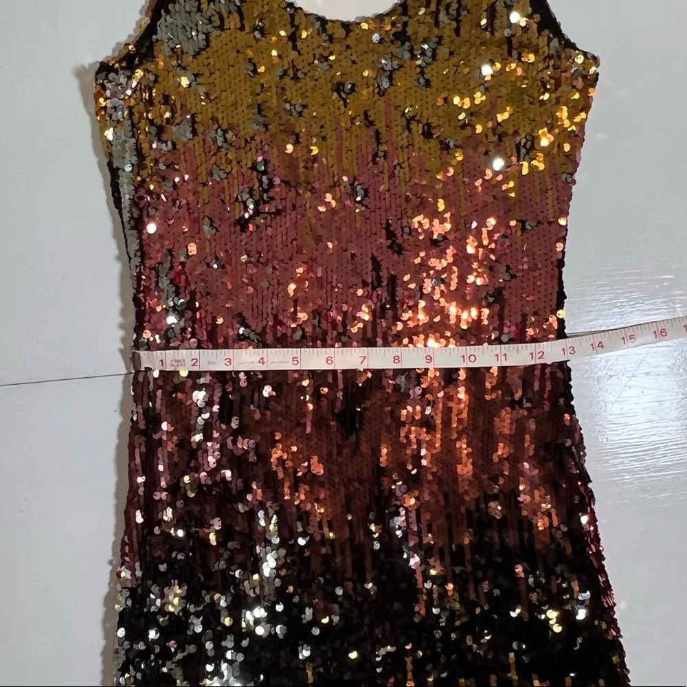 The True Love NWOT Multi Sequin Mini Dress Small - Picture 5 of 9